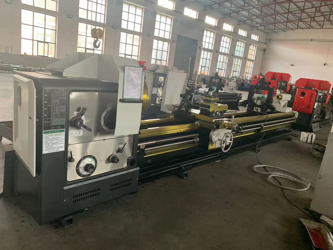 Horizontal Lathe Machine CW6280B 5m Tornos Para Metal Swing 800mm