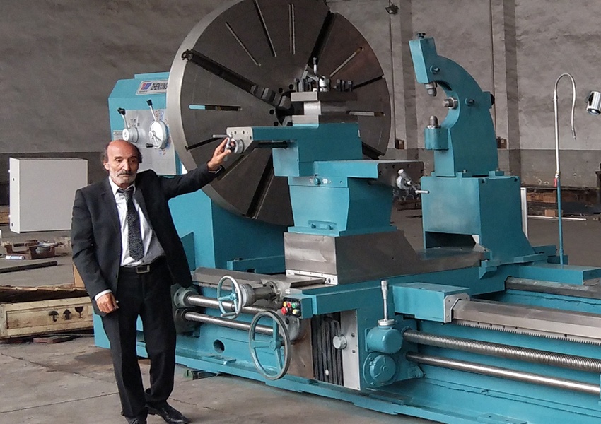 Egypt Customer Return visit Horizontal Lathe Machine