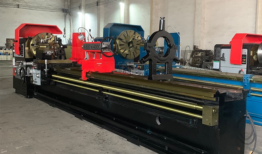 Horizontal Lathe Machine CW6180Q Product display--Side